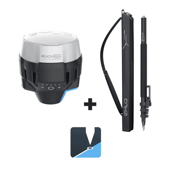 Emlid Reach RS2+ + Emlid Survey Pole + Emlid Flow